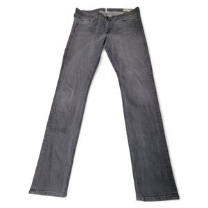 Rag & Bone Skinny Jeans Women's Size 32 Silverlake Gray Fade Mid Rise USA Modern